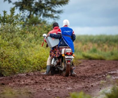Health Workers heading to an outreach